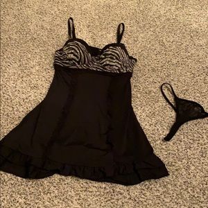 Sale! Animal print lingerie set